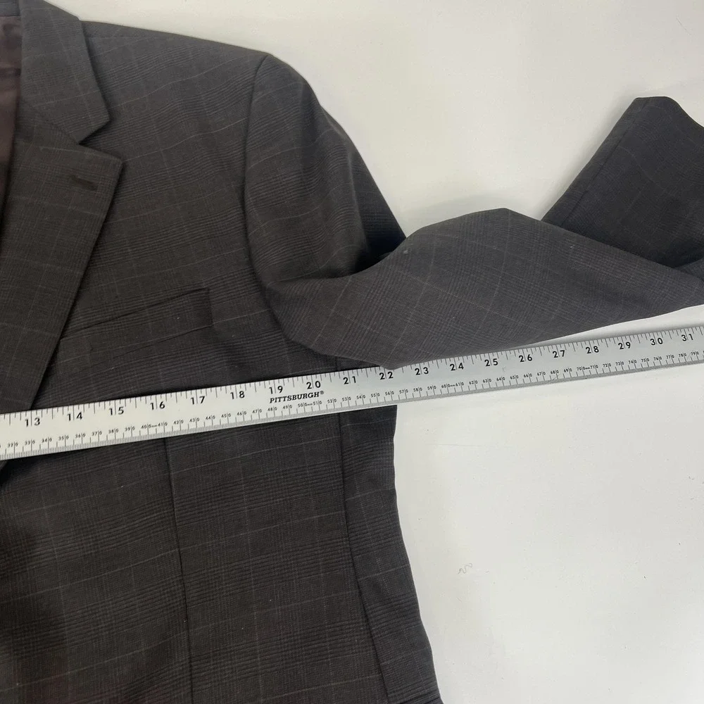 Ralph Ralph Lauren Blazer Mens 43R Brown Check Sport Coat Dillard's Plaid Jacket